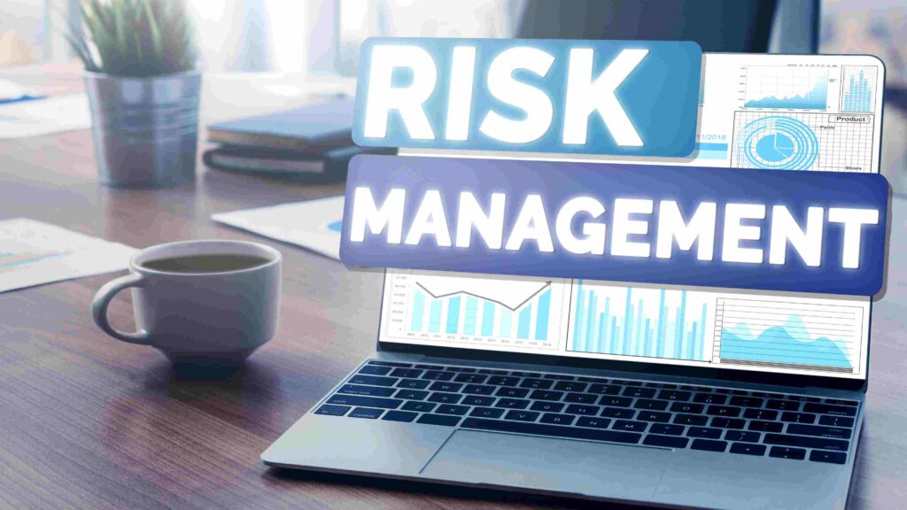 Irish safety consultant conducting a workplace risk assessment, reviewing hazard control measures and safety documentation