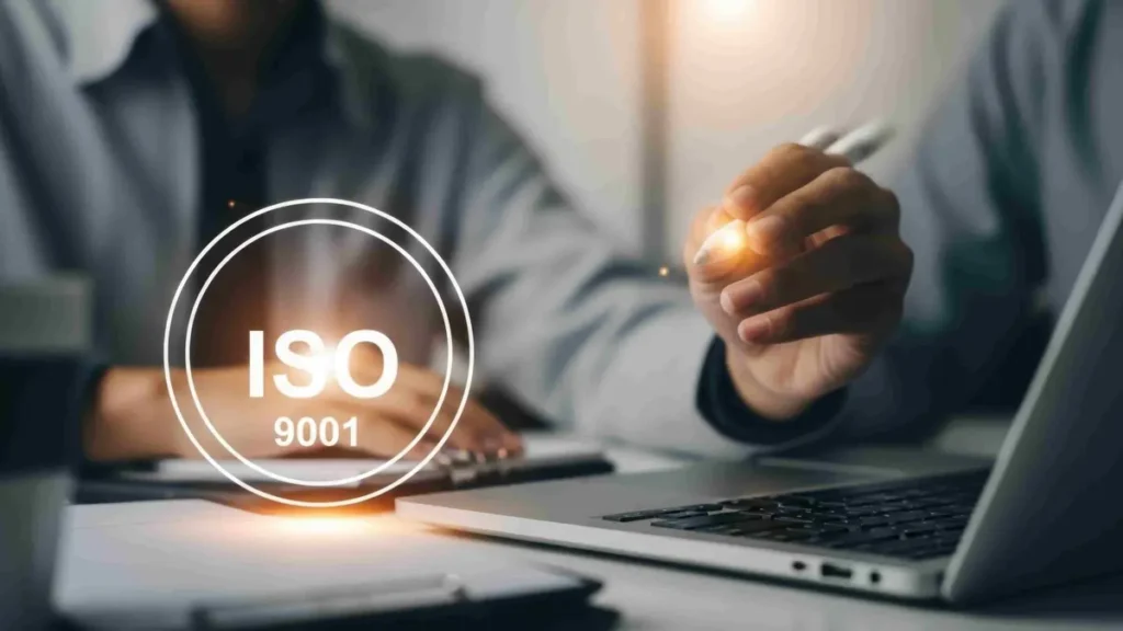 Business leaders reviewing ISO 9001:2026 draft standard updates focused on quality culture, ethics, and leadership responsibilities.