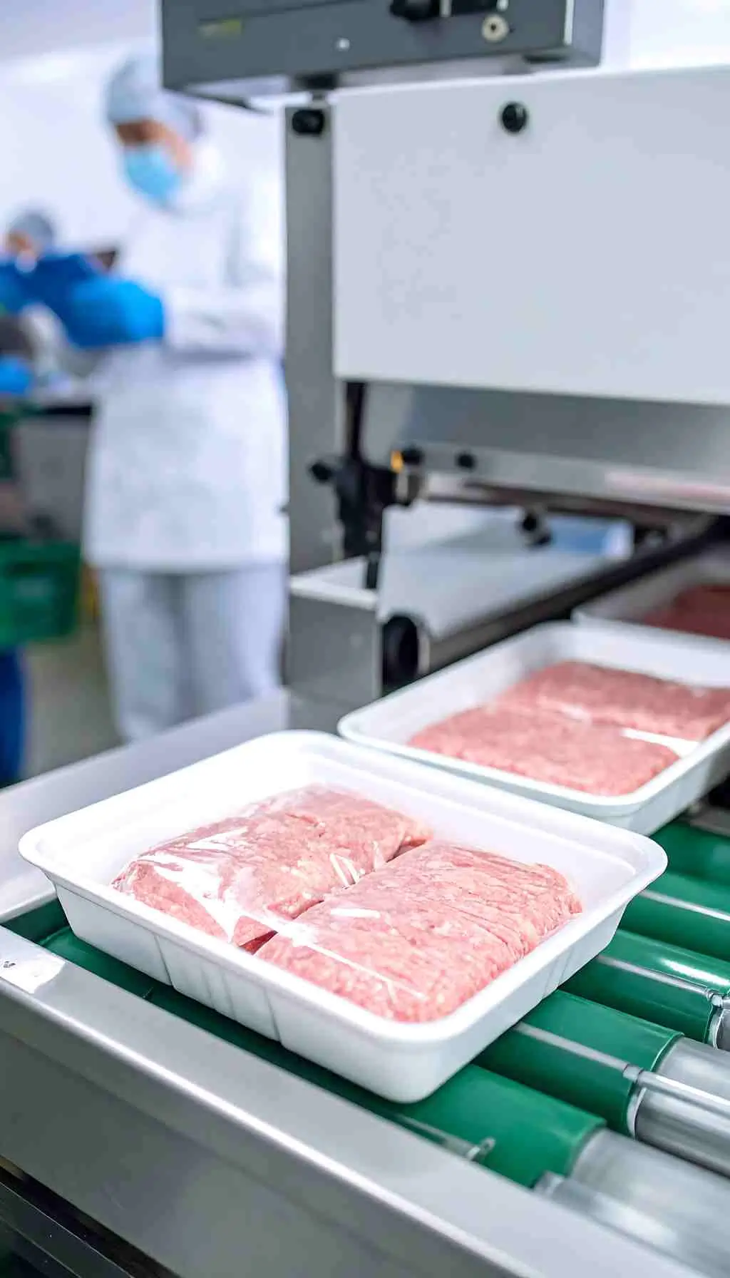 food waste Ireland (17) Warehouse worker bending and lifting a heavy cardboard box from a pallet, demonstrating manual handling risk